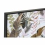 Quadro DKD Home Decor Tropicale Foglia della pianta (82,5 x 4,5 x 82,5 cm) (2 Unità)