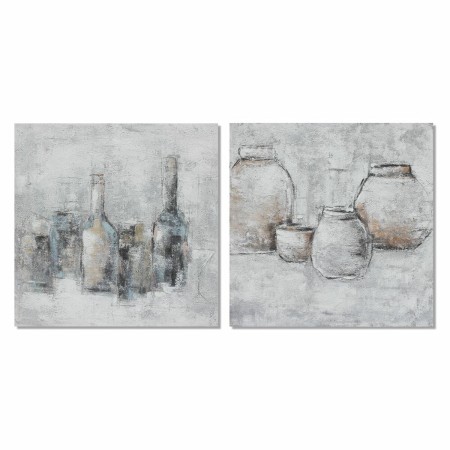 Quadro DKD Home Decor Vaso (100 x 2,8 x 100 cm) (2 Unità)