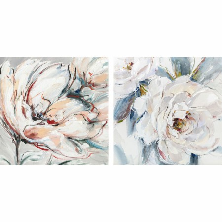 Quadro DKD Home Decor Fiore (90 x 2,5 x 90 cm) (2 Unità)