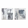 Quadro DKD Home Decor Astratto Moderno (80 x 3 x 80 cm) (2 Unità)