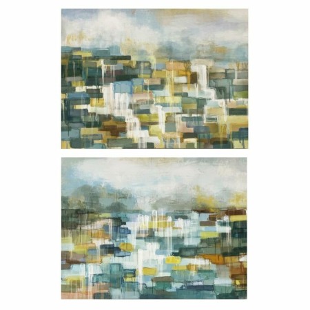 Quadro DKD Home Decor Abstract (2 pcs) (120 x 3 x 90 cm)