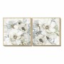 Quadro DKD Home Decor Fiori (80 x 4 x 80 cm) (2 pcs)