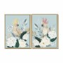 Quadro DKD Home Decor Fiori (60 x 4 x 80 cm) (2 pcs)