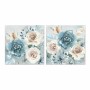 Quadro DKD Home Decor Fiori (80 x 3 x 80 cm) (2 pcs)