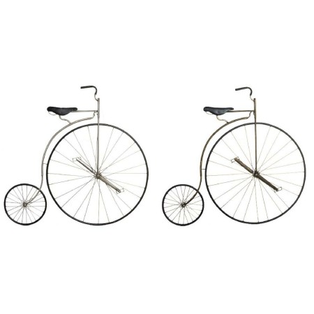 Decorazione da Parete DKD Home Decor Metallo Bicicletta (2 pcs) (100 x 95 x 4.5 cm)