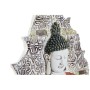 Decorazione da Parete DKD Home Decor Rosso Azzurro Dorato Buddha Resina (3 Unità)