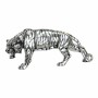 Statua Decorativa DKD Home Decor Tigre Argentato Resina (31 x 7.5 x 13.5 cm)