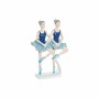 Statua Decorativa DKD Home Decor Azzurro Resina (14 x 7.5 x 20.5 cm)