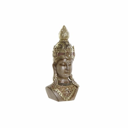 Statua Decorativa DKD Home Decor Dorato Buddha Resina (15 x 9 x 30 cm)