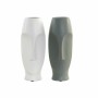 Vaso DKD Home Decor Ceramica Grigio Bianco (11 x 11 x 26.8 cm) (2 pcs)