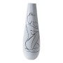 Vaso DKD Home Decor Abstract Bianco Resina Moderno (31.5 x 31.5 x 95.5 cm)