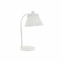 Lampada da tavolo DKD Home Decor Metallo Bianco vimini 220 V 50 W (22 x 28 x 48 cm)