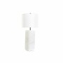 Lampada da tavolo DKD Home Decor Bianco Poliestere Metallo Marmo 220 V 50 W (33 x 33 x 65 cm)