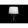 Lampada da tavolo DKD Home Decor Bianco Argento Poliestere Metallo 220 V 50 W (38 x 38 x 58 cm)