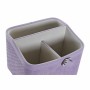 Organiseur DKD Home Decor Girevole Poliuretano Romantico Lilla (18.5 x 16 x 14 cm)