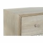 Cassettiera DKD Home Decor Naturale Bianco Legno di paulownia Foglia della pianta (80 x 42 x 80 cm)