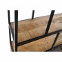 Scaffale DKD Home Decor Naturale Nero Metallo Marrone scuro Legno di mango Legno Riciclato (100 x 37 x 180 cm)