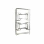 Scaffale DKD Home Decor Cristallo Argentato Acciaio 5 Mensole (100 x 29 x 180,5 cm)