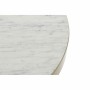 Tavolo aggiuntivo DKD Home Decor Bianco Marmo Ferro Dorato (60 x 60 x 58 cm)