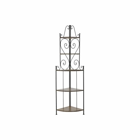 Scaffale DKD Home Decor Abete Nero Marrone Forjare 5 Mensole (63 x 45 x 205 cm)