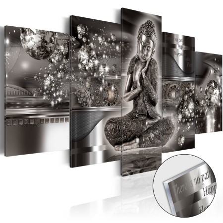 Quadro su vetro acrilico - Silver Serenity