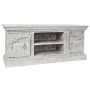 Mobile TV DKD Home Decor Bianco Metallo Legno di mango (160 x 40 x 65 cm)