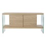 Credenza DKD Home Decor S3023496 Cristallo Trasparente MDF Marrone Chiaro (160 x 45 x 80 cm)