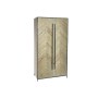 Armadio DKD Home Decor Brad Metallo (92 x 40 x 195 cm)