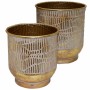 Vaso DKD Home Decor Dorato Metallo (2 pcs) (28 x 28 x 30 cm)