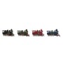 Veicolo DKD Home Decor Decorativo Vintage Treno (4 pcs) (26 x 8 x 14 cm)