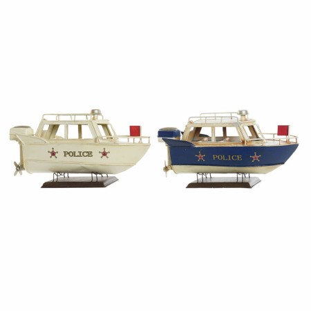 Statua Decorativa DKD Home Decor Barco Vintage (2 pcs) (27 x 10.5 x 14 cm)