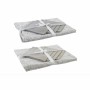 Tovaglia e tovaglioli DKD Home Decor Beige Cotone Bianco (150 x 150 x 0.5 cm) (36 x 35 x 0,5 cm) (2 pcs)