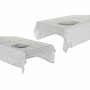 Tovaglia e tovaglioli DKD Home Decor Beige Cotone Bianco (150 x 150 x 0.5 cm) (36 x 35 x 0,5 cm) (2 pcs)