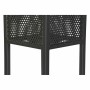 Portacandele DKD Home Decor S3026340 Cristallo Nero Metallo (20 x 20 x 82 cm)