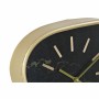 Orologio da Parete DKD Home Decor 8424001803453 Cristallo Nero Dorato Metallo MDF (40 x 6 x 38 cm)