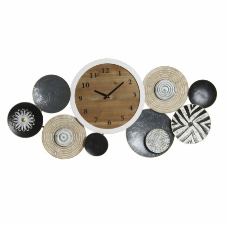 Orologio da Parete DKD Home Decor Metallo Legno (105.4 x 6.5 x 51.5 cm)