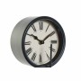 Orologio da Tavolo DKD Home Decor Cristallo Nero Ferro