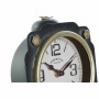 Orologio da Tavolo DKD Home Decor Cristallo Nero Dorato Ferro