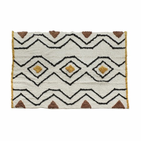 Tappeto DKD Home Decor Cotone Boho (120 x 180 x 1 cm)