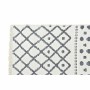 Tappeto DKD Home Decor Bianco Poliestere Cotone Grigio Scuro (160 x 230 x 1 cm)