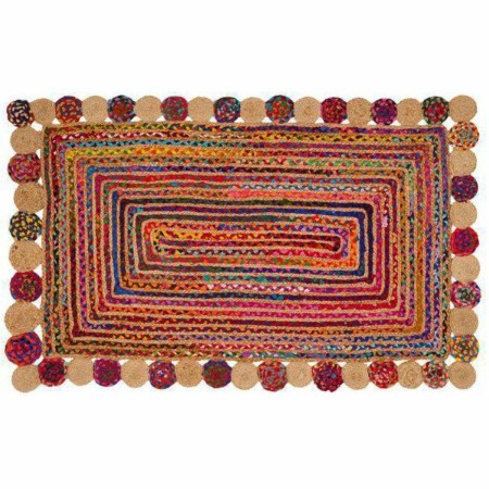 Tappeto DKD Home Decor Cotone Multicolore Iuta (120 x 180 x 1 cm)