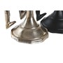 Candelabro DKD Home Decor Champagne Nero Alluminio Persone (12 x 10 x 27 cm) (2 Unità)