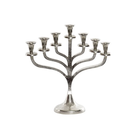 Candelabro DKD Home Decor Argentato Alluminio (38 x 10 x 38 cm)