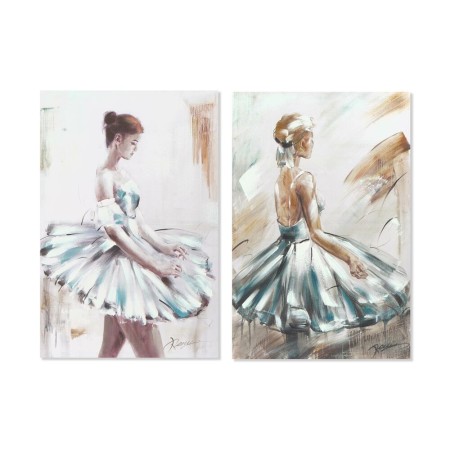 Quadro DKD Home Decor Ballerina (60 x 2,5 x 90 cm) (2 Unità)