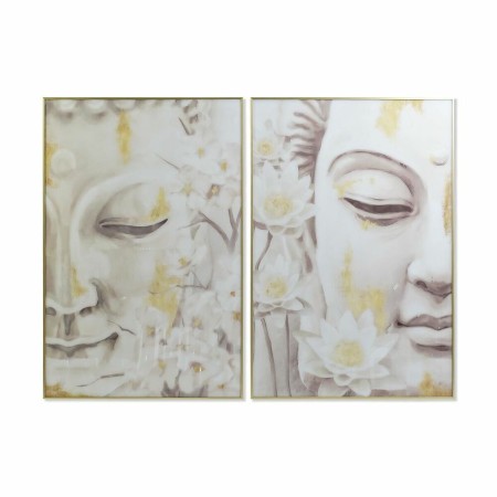 Quadro DKD Home Decor Buddha Orientale (80 x 4 x 120 cm) (2 Unità)