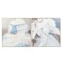 Quadro DKD Home Decor Donna Tradizionale (2 Unità) (102 x 4,5 x 102 cm)