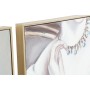 Quadro DKD Home Decor Donna Tradizionale (2 Unità) (102 x 4,5 x 102 cm)