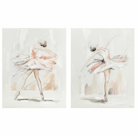 Quadro DKD Home Decor Ballerina (80 x 3,7 x 100 cm) (2 Unità)