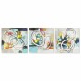 Quadro DKD Home Decor Astratto Moderno (60 x 2,8 x 60 cm) (3 Unità)