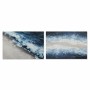 Quadro DKD Home Decor Spiaggia Mediterraneo (120 x 2,8 x 80 cm) (2 Unità)